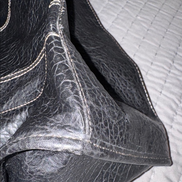 Nine West Textured Black Shoulder Bag - Picture 10 of 10